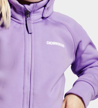 Didriksons Softshelljakke m. Fleece - Corin - Digital Purple