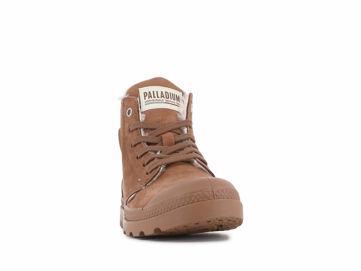 PALLADIUM<br>Tênis de couro forrado Pampa Hi Zip