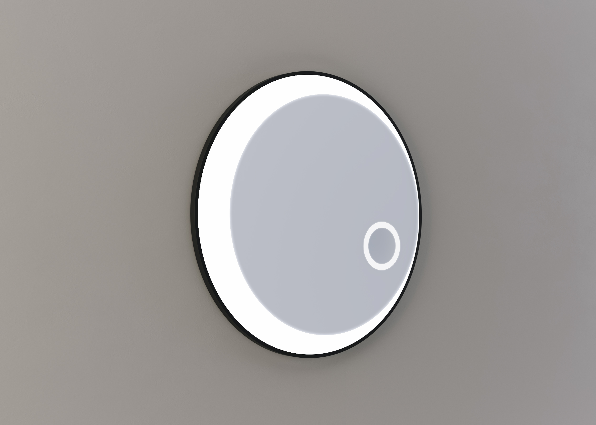 Thebalux M07 ronde spiegel 90cm met verlichting, verwarming en vergrootspiegel