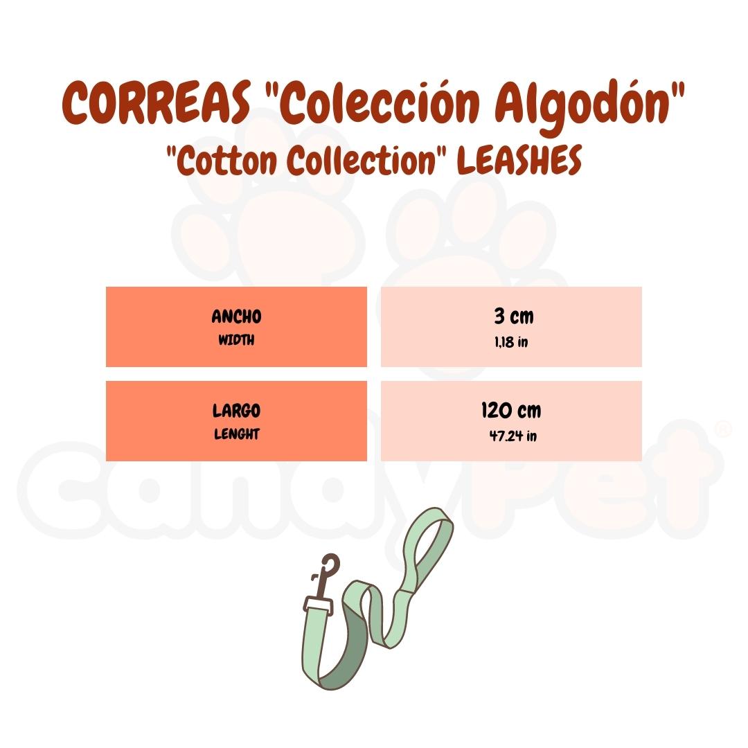 Guia para cães candyPet® - 120 cm com alça acolchoada - Modelo verde e preto