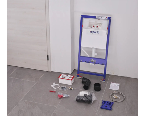 veporit. ICUBOX 1120.3 PRO voorwandelement voor toiletten en douchetoiletten, inbouwhoogte 1120 mm, inclusief wandbevestiging.