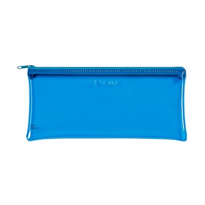 Trousse plate Crystal - 1 compartiment - 5 coloris disponibles - Viquel