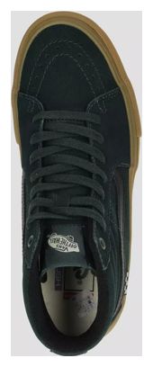 Paire de Chaussures Vans Skate Sk8-Hi Vert/Gum