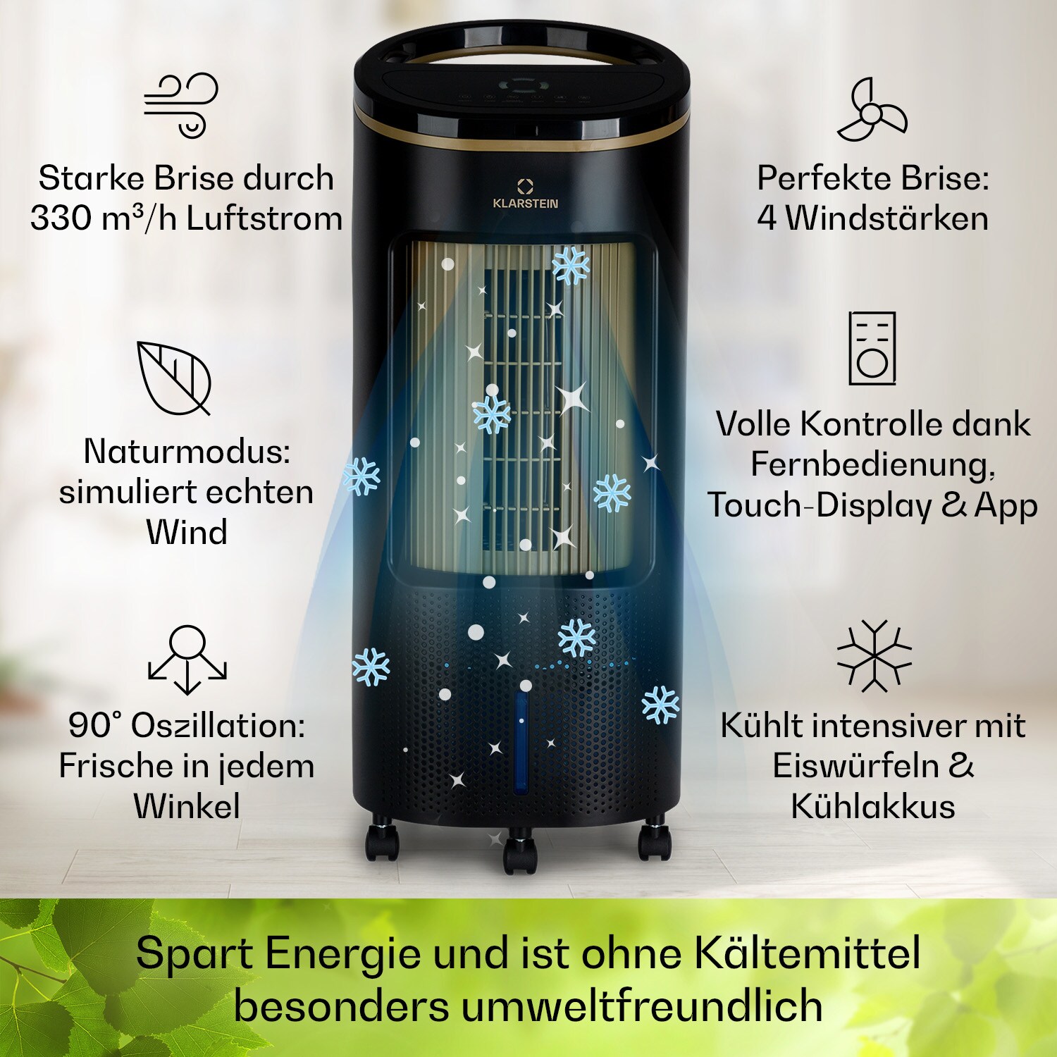 IceWind Plus Smart 4-in-1 Luftkühler Ventilator App-Steuerung