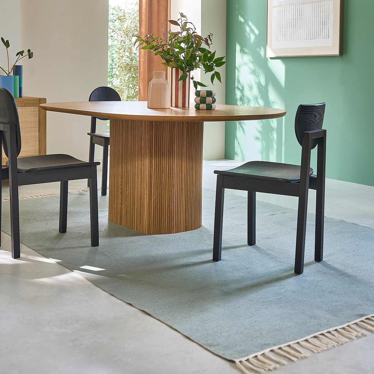 LA REDOUTE INTERIEURS<br>Tapete interior/exterior Azalée em poliéster reciclado