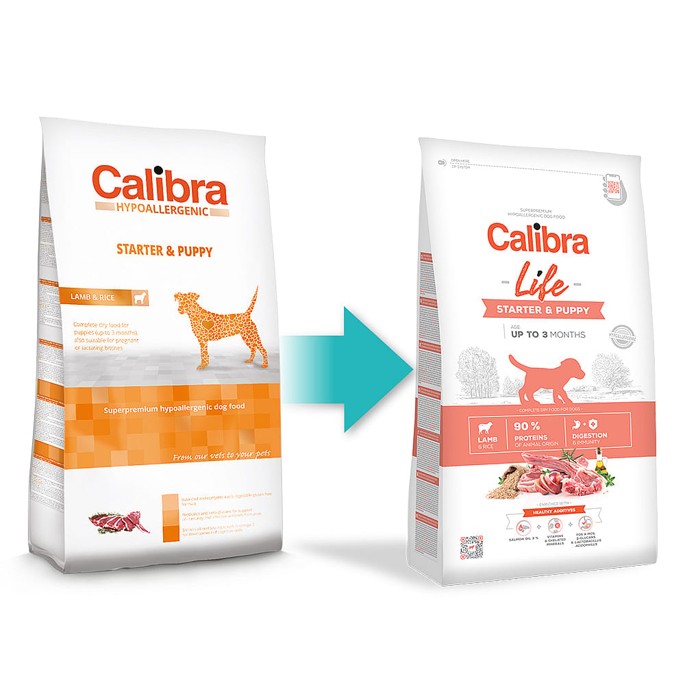 Calibra Dog Hypoallergenic Starter & Puppy Lamb & Rice  3 kg