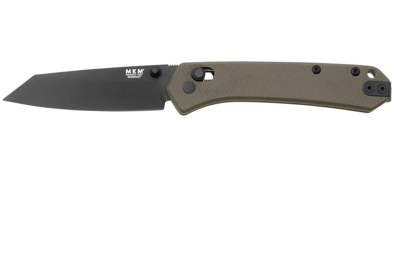 MKM Yipper YP-GODB Black MagnaCut, OD Green G10 zakmes, Ben Petersen design