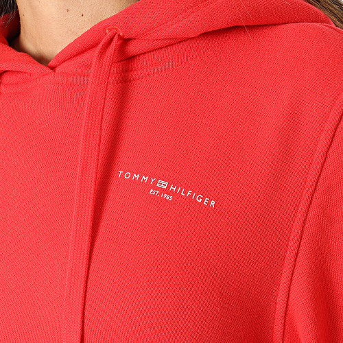 Sweat Capuche Femme 1985 Regular Mini Corp Logo 0274 Rouge