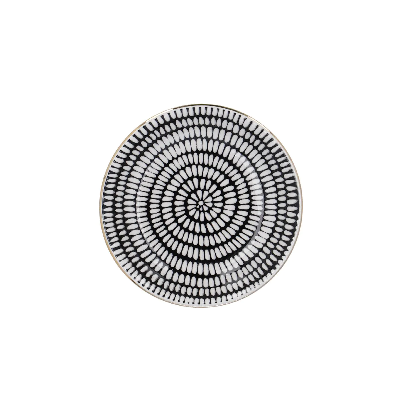 Schale China, klein, schwarz/weiß, Stäbchen/Kreis