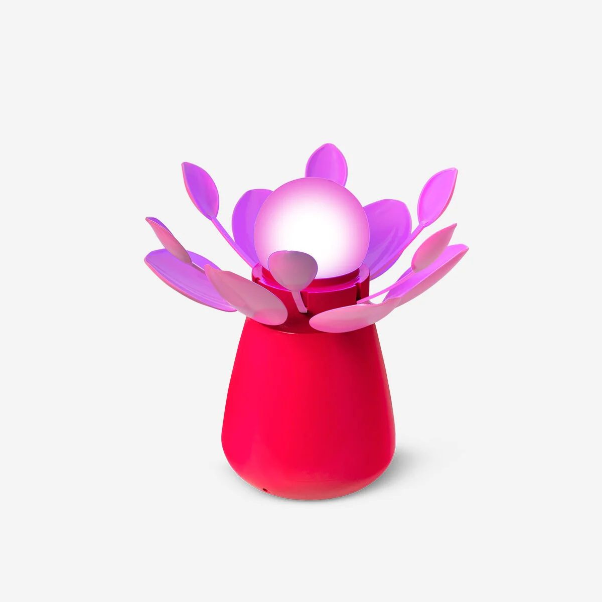 Lysende blomsterlampe