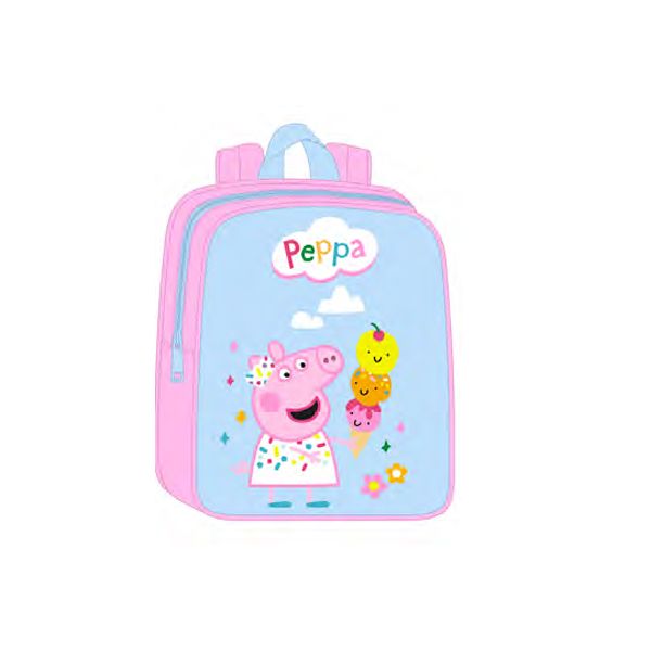 Safta Mochila Pré-escolar 27cm Ice Cream Peppa Pig