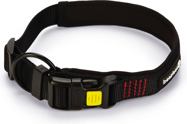 Beeztees hondenhalsband Parinca Premium zwart 50-55 x 2,5 cm