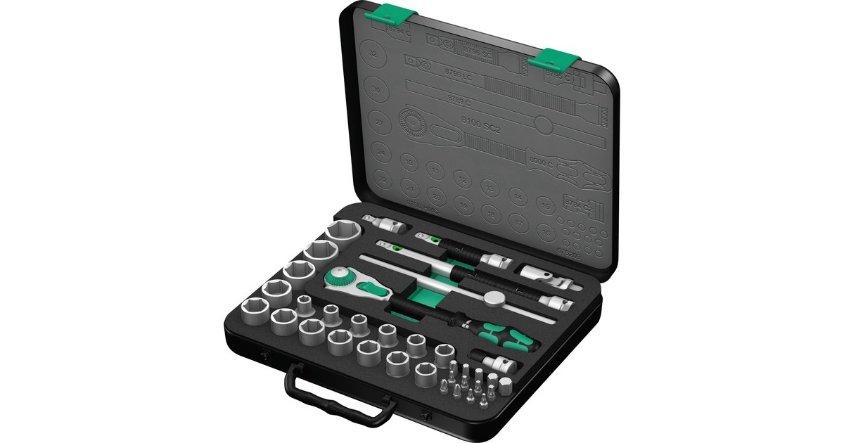 Wera8100 SC 2 Zyklop Speed-ratelset, 1/2
