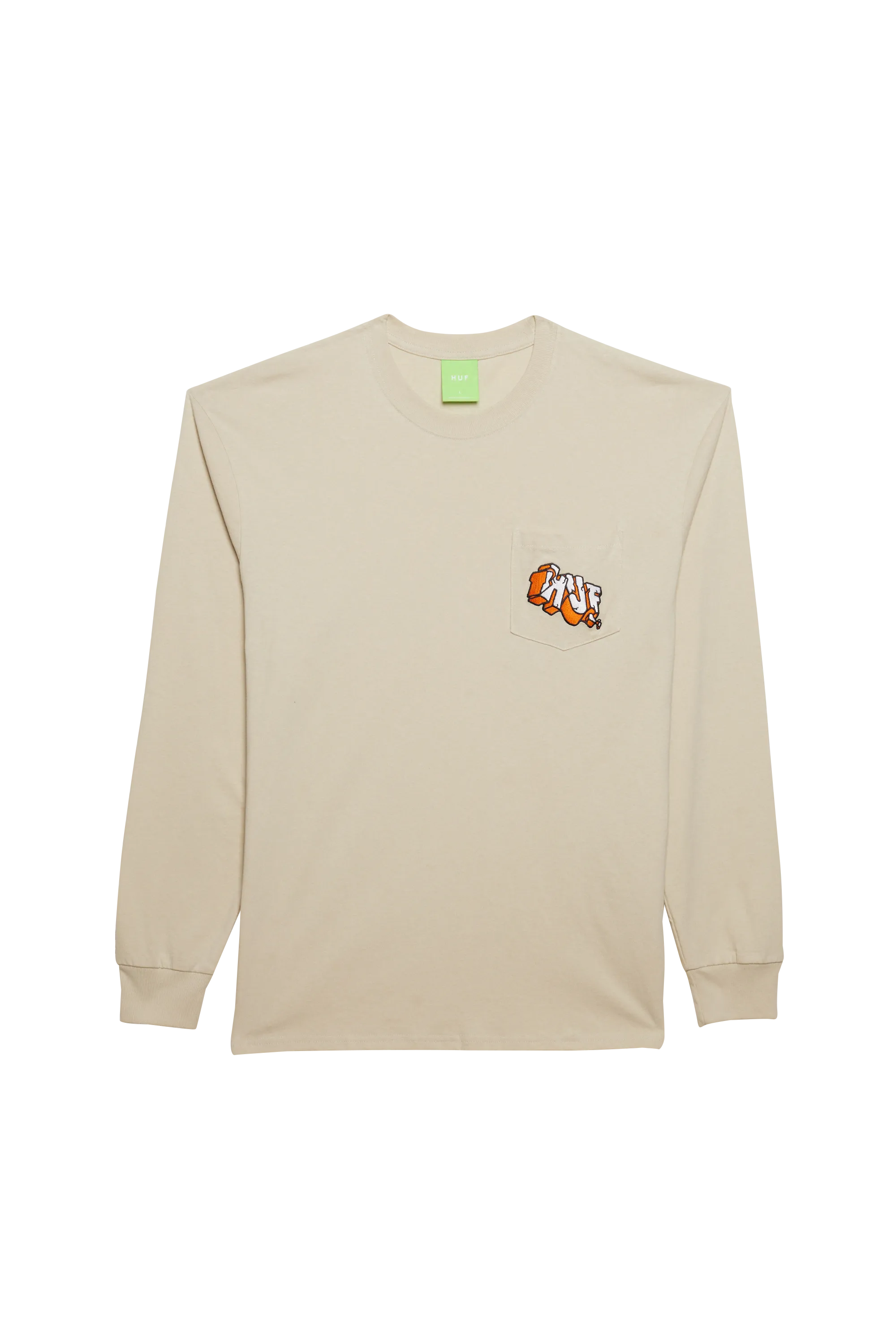 HUF t-shirt QUAKE Beige