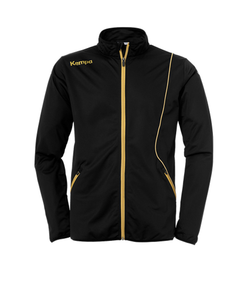 Kempa Curve Classic Jacket Jacke Schwarz Gold F05