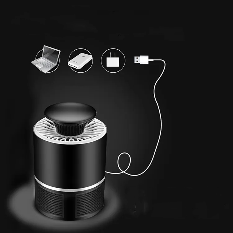 Elektrische USB Photokatalyse Anti Moskito Insekten Lampe Mücken Falle - Weiss