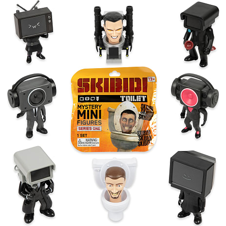 Skibidi toilet mini mystery figurer - flere varianter - assorteret