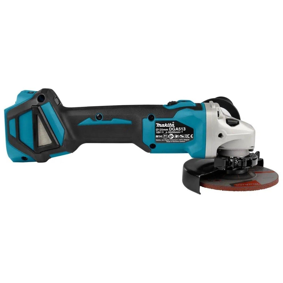 Makita DGA513Z Accu haakse slijper 125mm 18V Basic Body