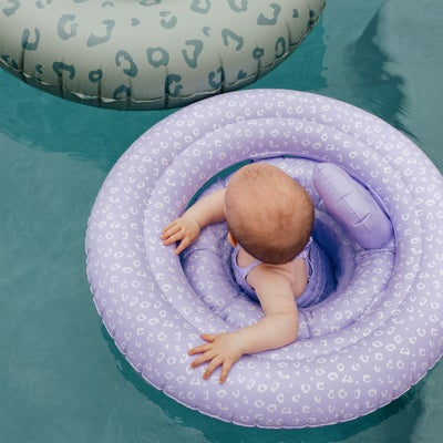 Swim Essentials Badering Baby, Lilla Leopard