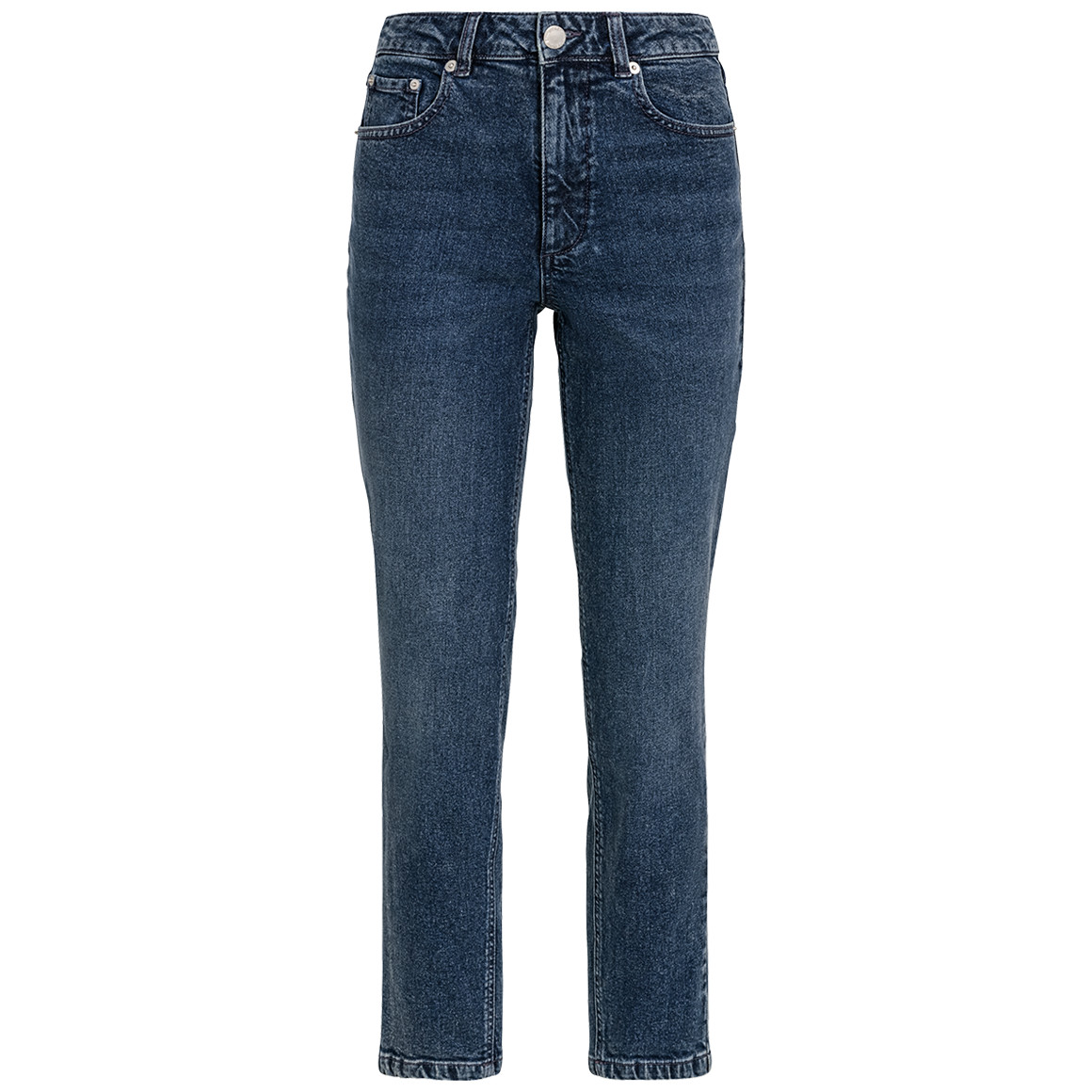 Gina Benotti Damen Slim-Jeans im Five-Pocket-Style blau