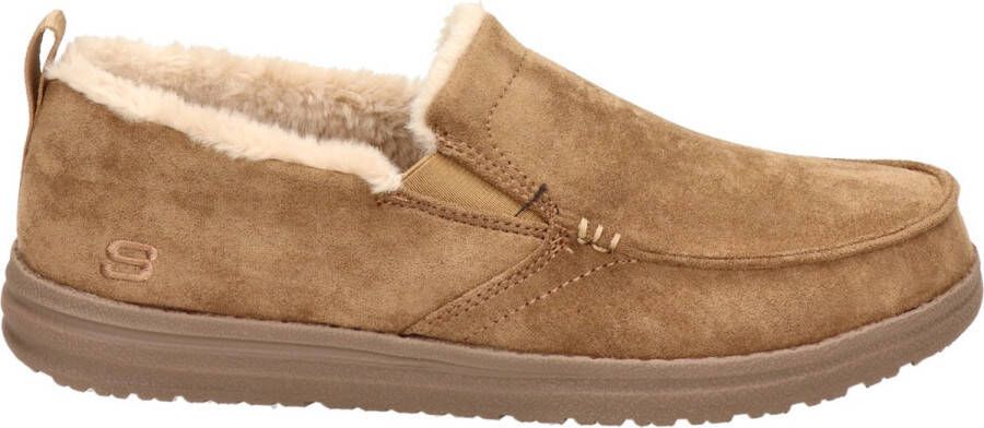 Skechers Relaxed Fit Melson Willmore Pantoffels Heren Cognac