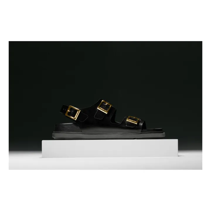 BIRKENSTOCK Sandales Cannes Chaussant Etroit | Noir