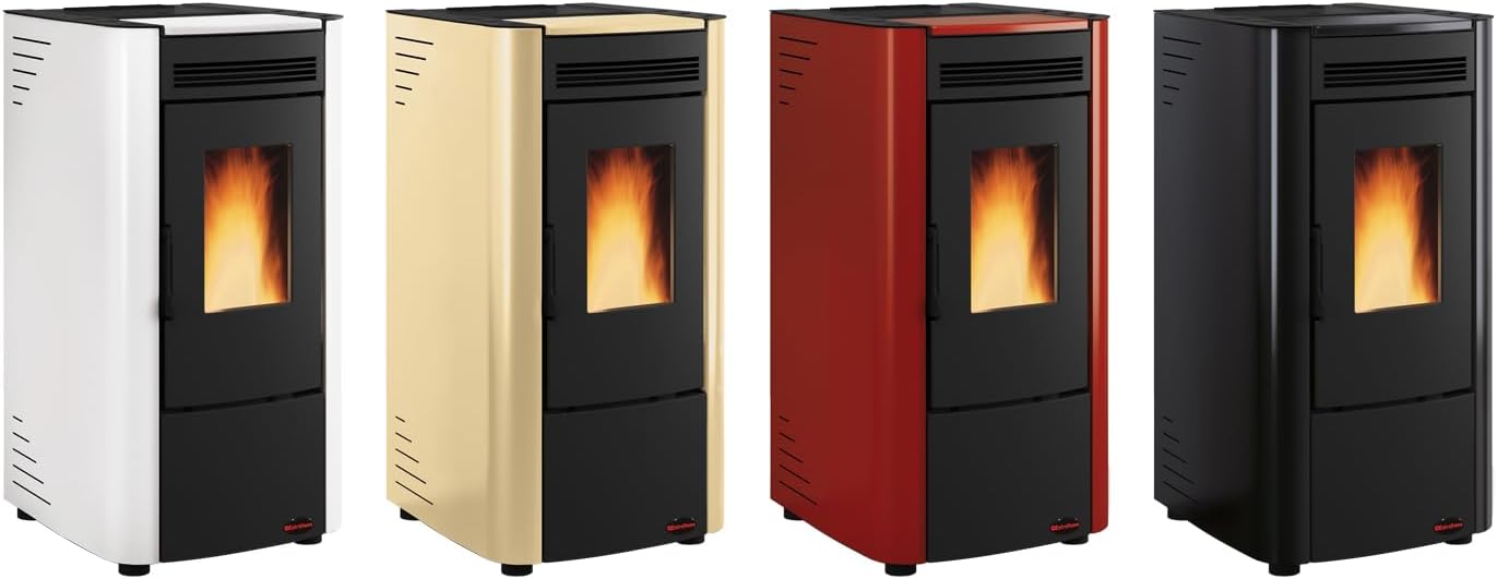 Extraflame 1280212 Ketty EVO 2.0 Pelletofen Bordeaux/A+