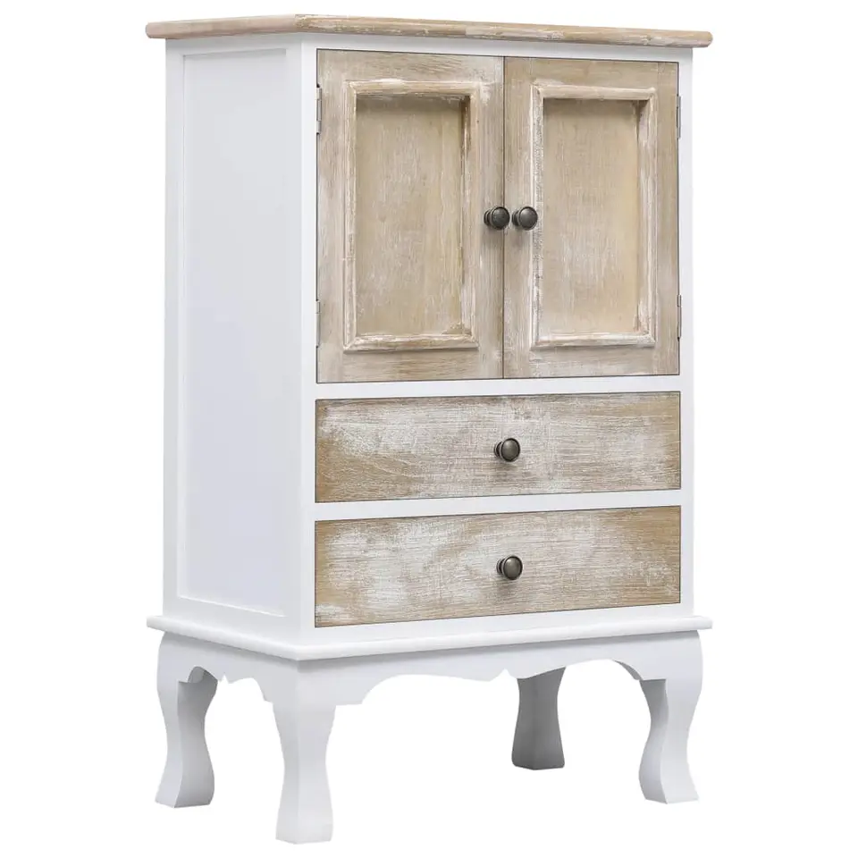 vidaXL - Ladekast - Wit - Hout