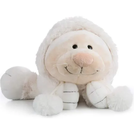NICI Schneekatze Mädchen 50 cm liegend