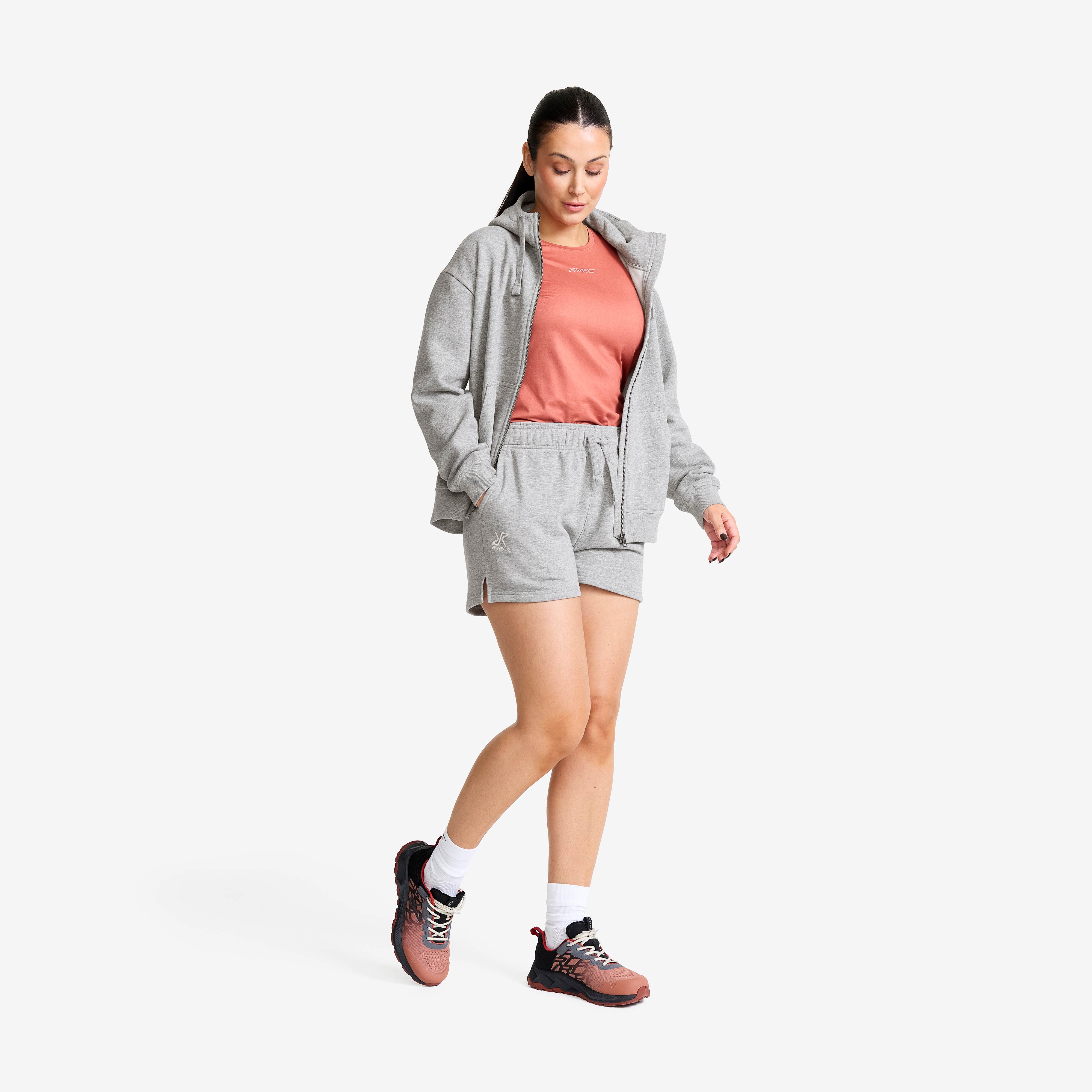 RVRC Sweat Shorts Dame Grey Melange