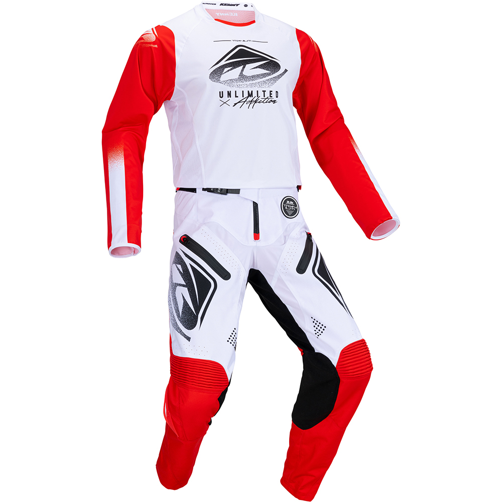 Kenny - Maillot Titanium - 2021 Blanc / Rouge