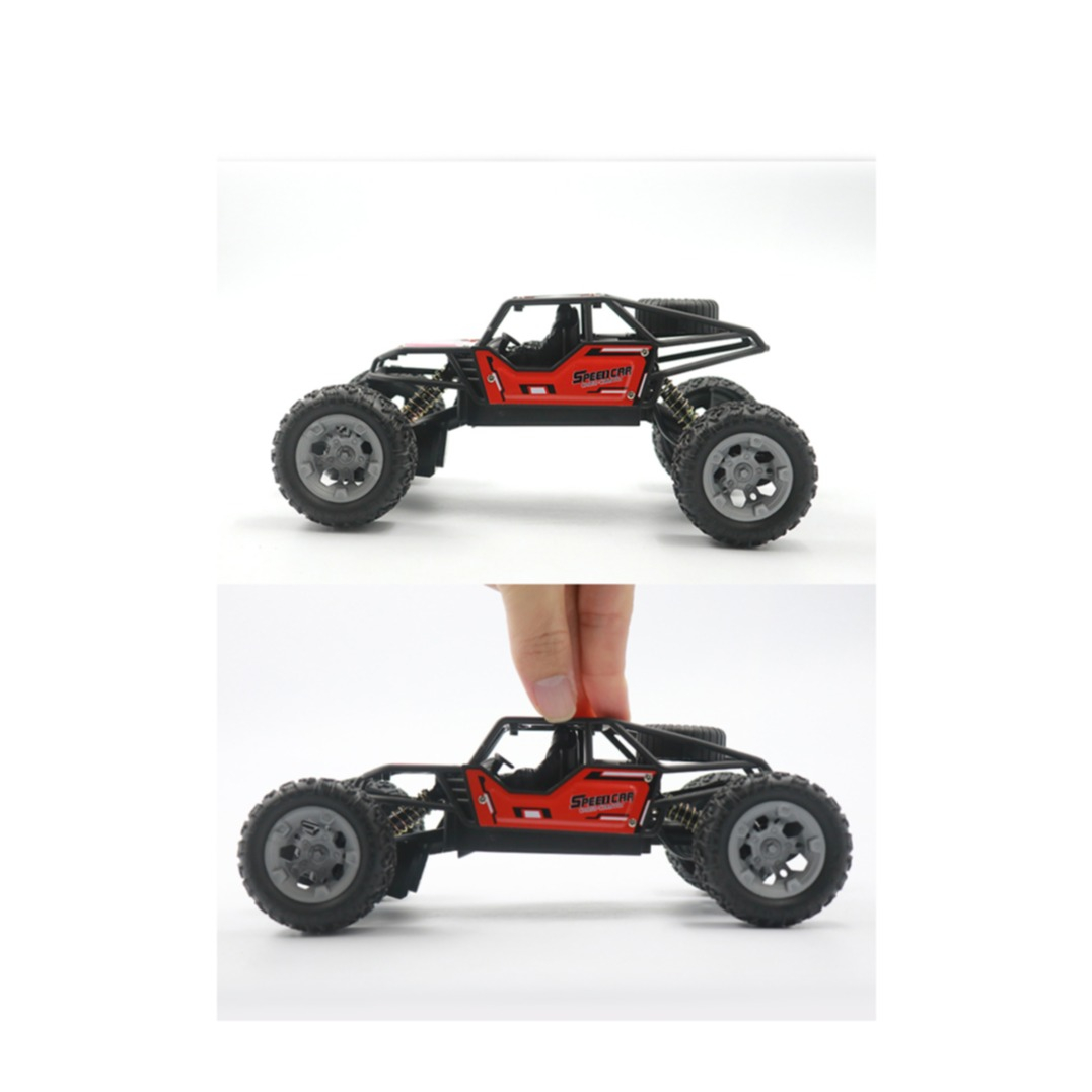 (1:18) Ferngesteuerters 2.4GHz RC Spielzeug Auto Offroad Climber Car (Batteriebetrieben) - Rot