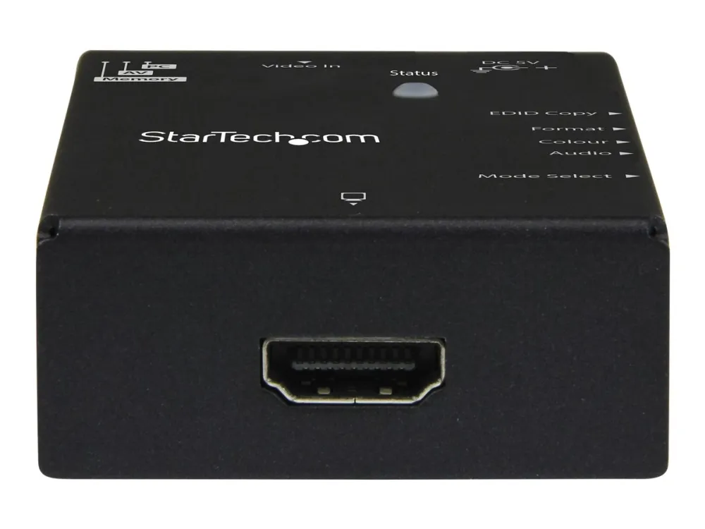 StarTech.com EDID Emulator for HDMI Displays - Copy Extended Display Identification Data - 1080p (VSEDIDHD) - EDID læser / skriver - HDMI - sort