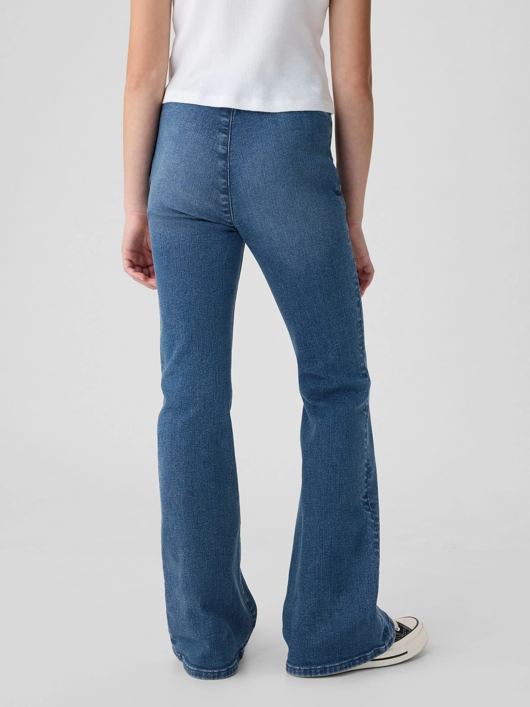 Gap High Waisted Crossover Flare Jeans (5-13yrs) (5-13yrs)