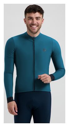 Maillot cycliste manches longues - Homme - Bleu - Rogelli Signature