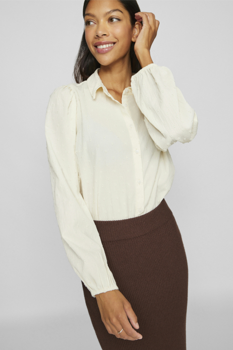 Vila beige dames blouse
