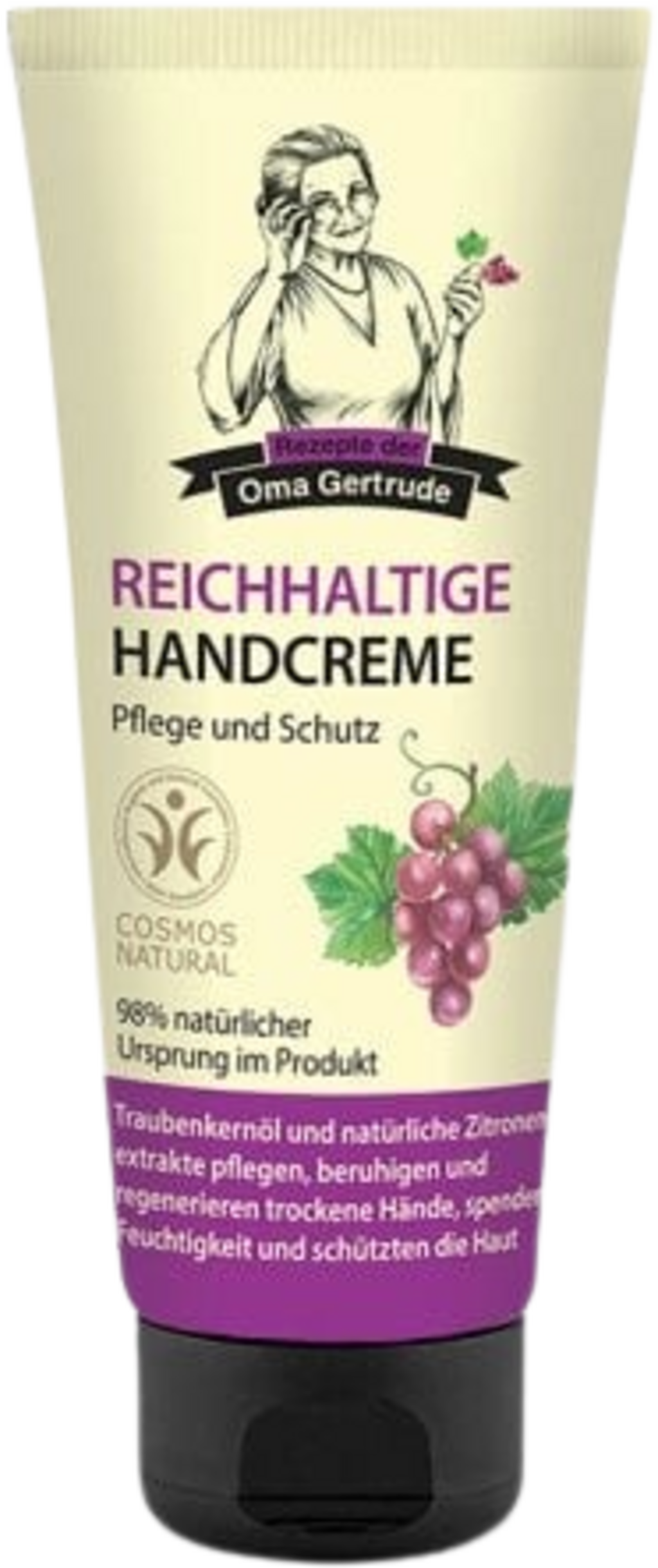 Rezepte der Oma Gertrude  Reichhaltige Handcreme, 75 ml