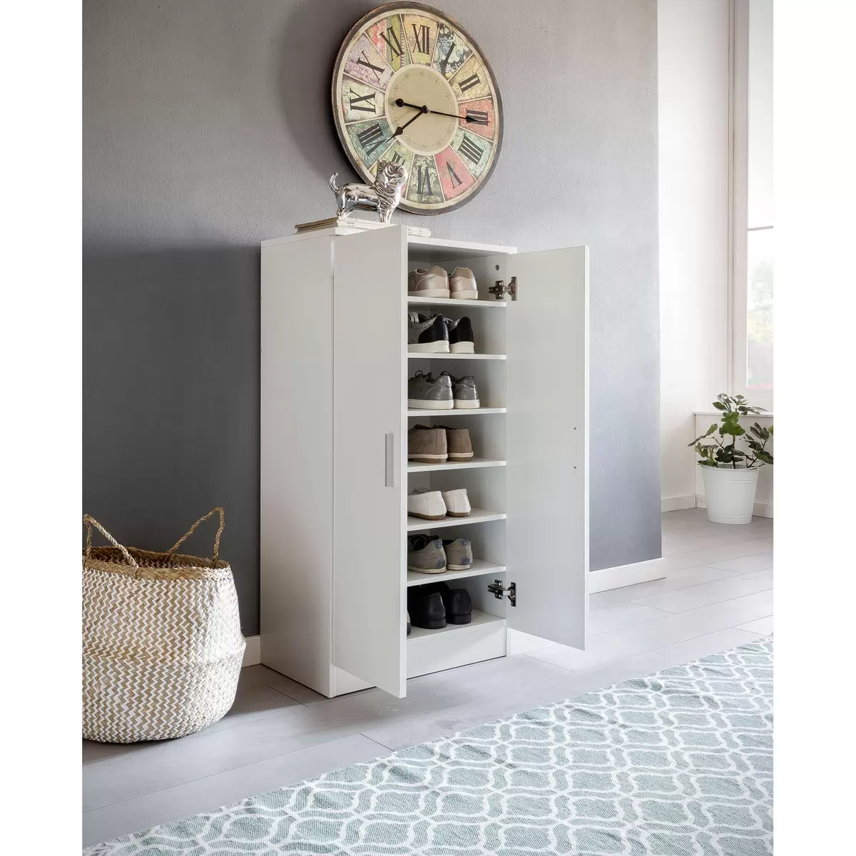Schuhschrank Enio weiss