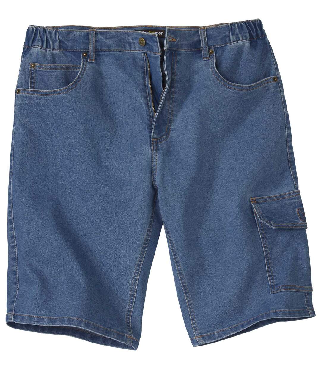 Bermuda Cargo Denim Stretch