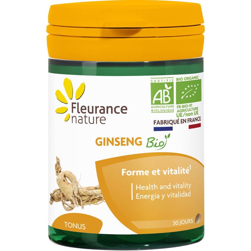 Ginseng tonique bio - Forme & vitalité - 2 mois