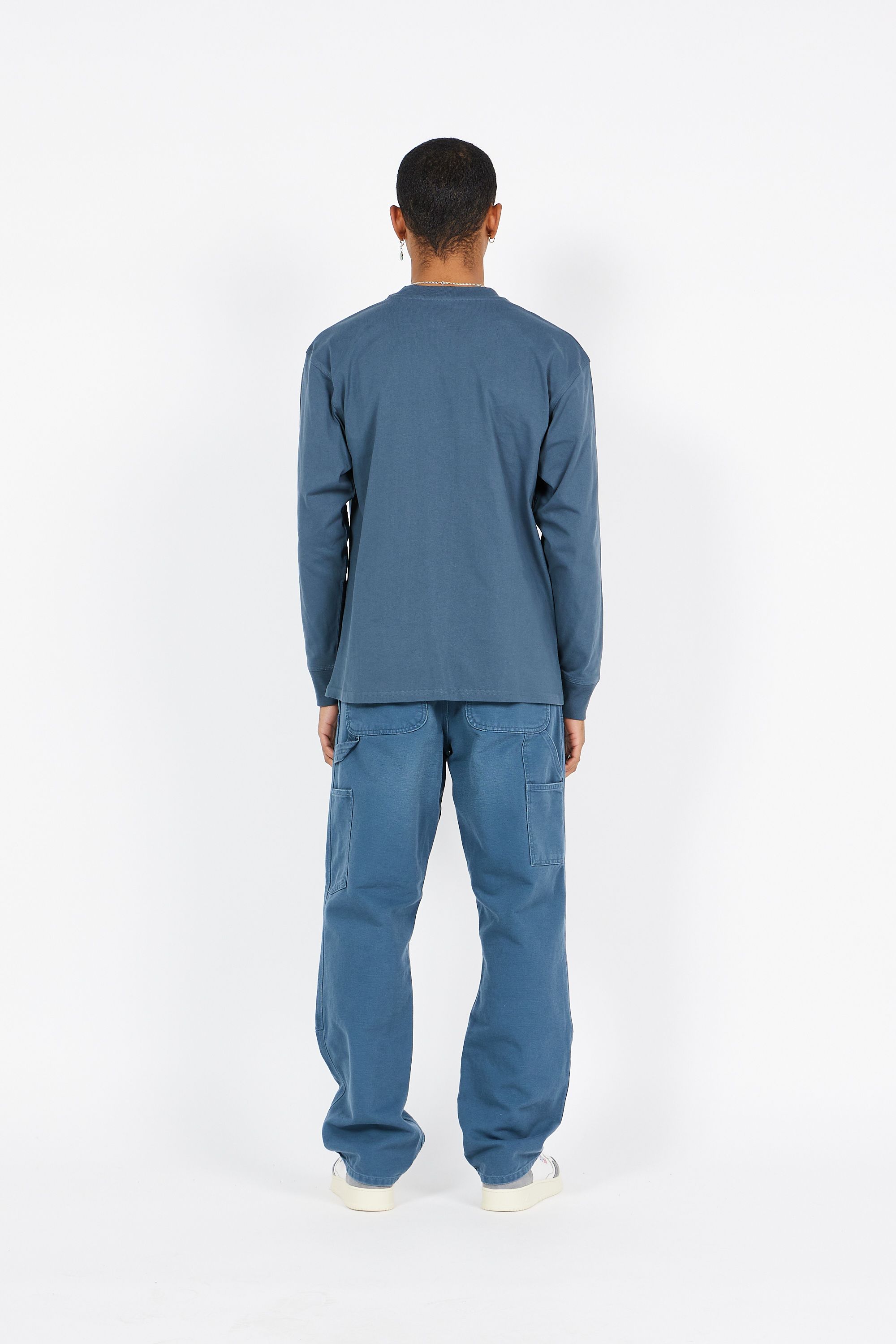 CARHARTT WIP T-shirt AMERICAN SCRIPT Bleu