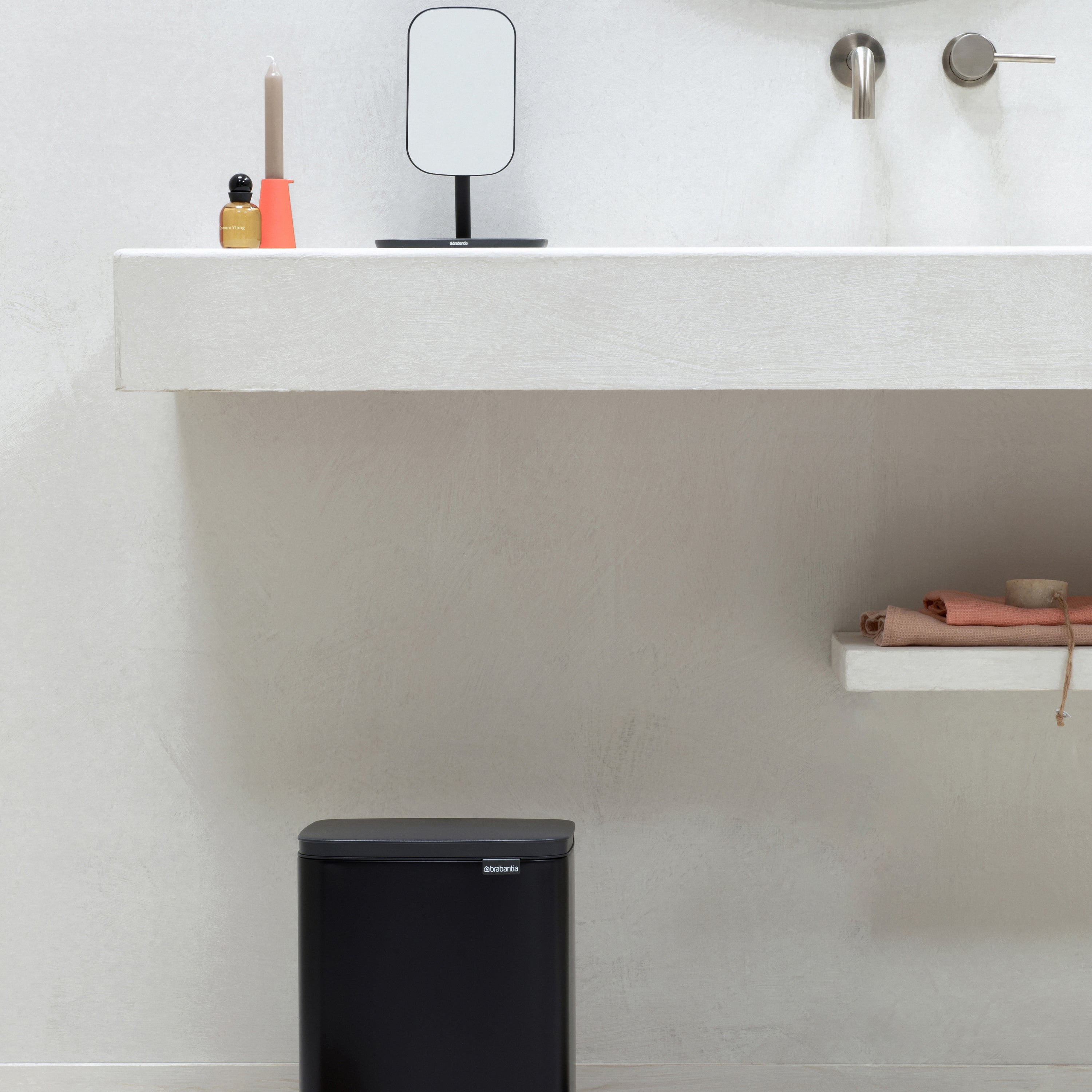 Brabantia Bo Afvalemmer 12 L - Matt Black