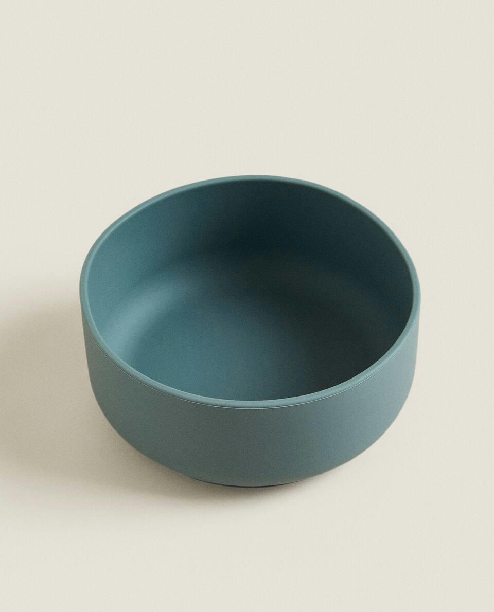 Tigela de silicone com ventosa