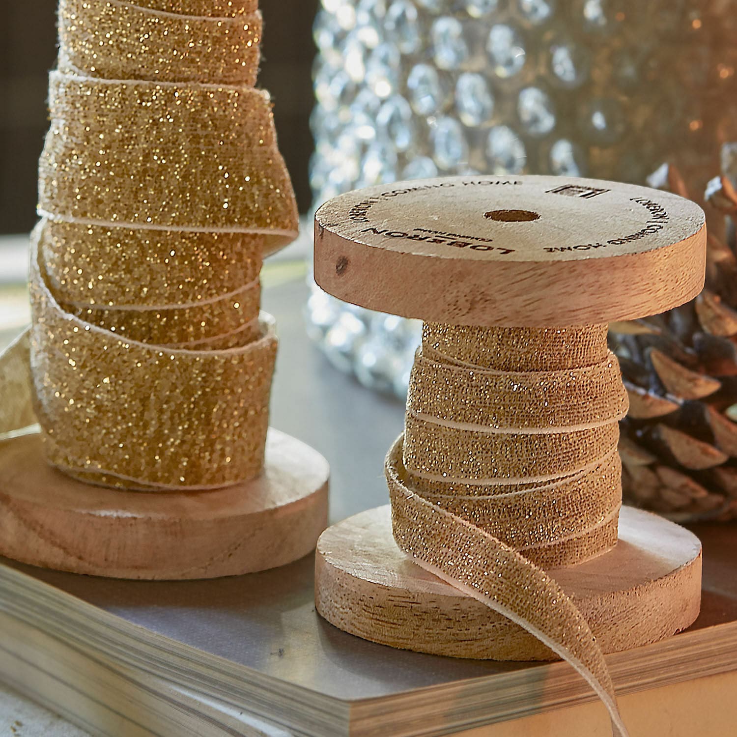 Samtband 2er Set Risorio gold