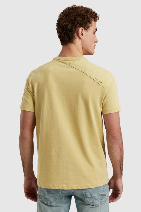 Cast Iron gele heren t-shirt