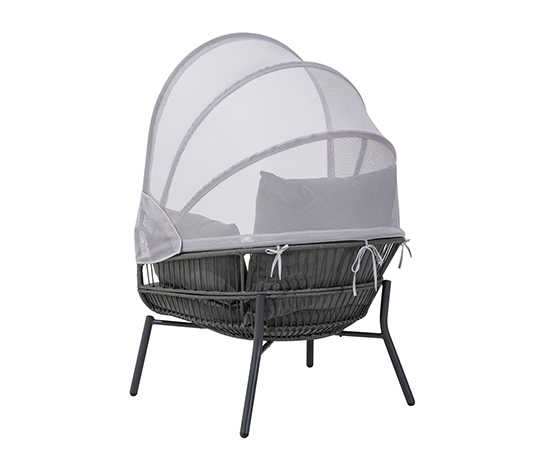 Leco Sessel mit Fußhocker