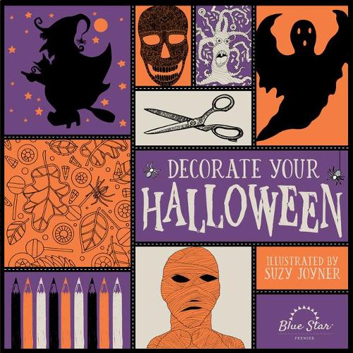 Decorate Your Halloween: An Adult Coloring Book of Halloween Crafts (Paperback)