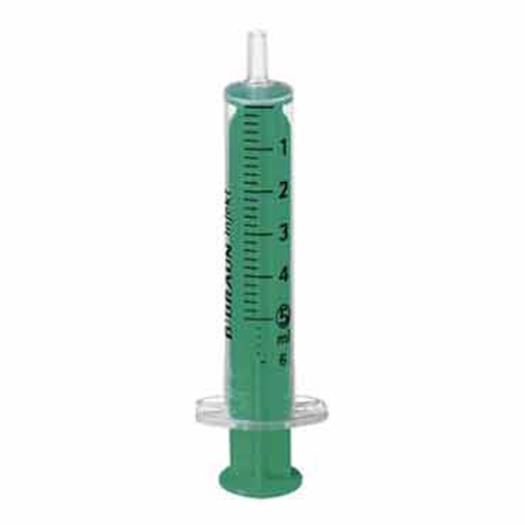 Braun Injekt Spritzen mit exzentr. Konus Luer, 100X5 ml