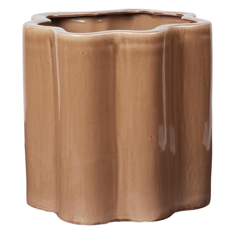 Broste Copenhagen Sonja bloempot 37,5x36,5 Brown