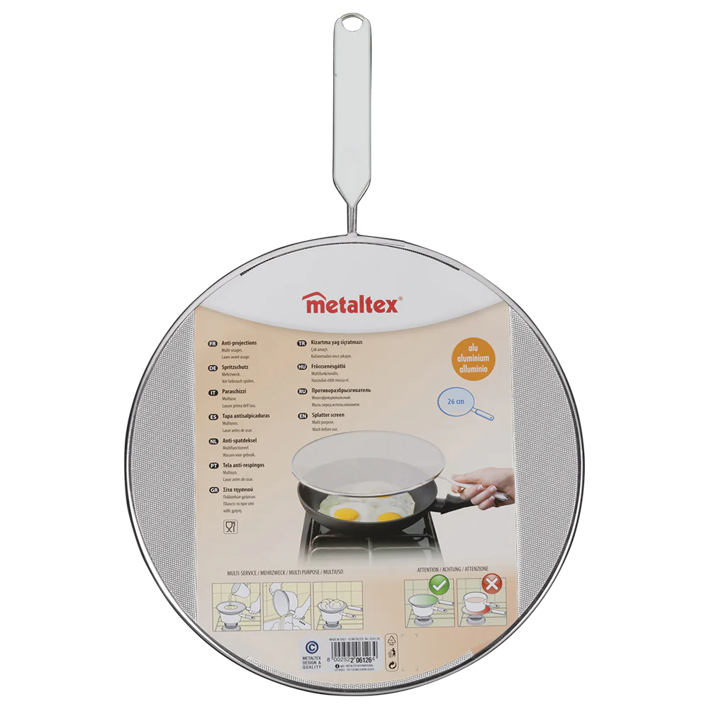 Couvercle anti - projection 26cm Metaltex